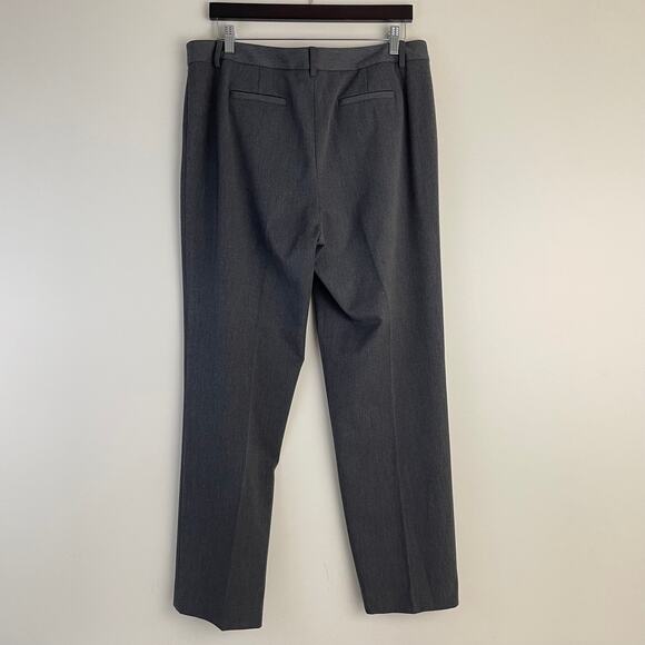 Talbots Trousers Women's Size 14 Straight Leg Pants Viscose Classic Career Gray - Picture 2 of 12